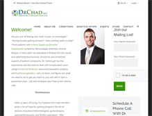 Tablet Screenshot of drchad.net